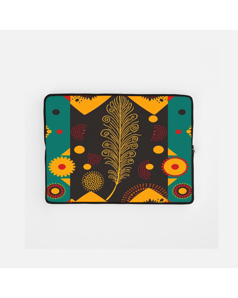 Ankara Feather Sleeve