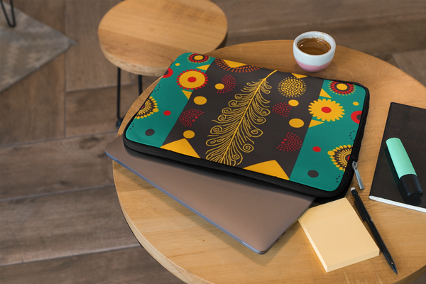 Ankara Feather Sleeve