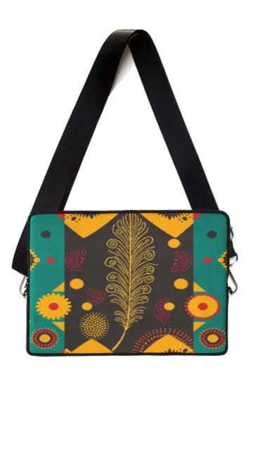 Ankara Feather Sleeve